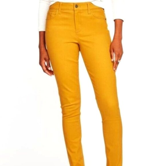 Old Navy Denim - Old Navy Women's Skinny Jeans - Mustard Yellow